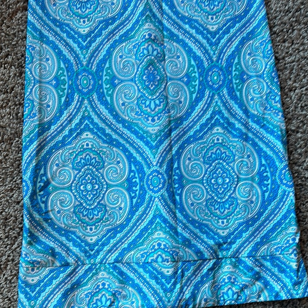 Jude Connally Blue and Green Paisley Top